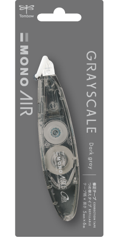 MONO AIR 修正テープ ペンタイプ GRAYSCALE Dark gray