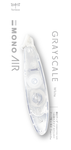 MONO AIR 修正テープ ペンタイプ GRAYSCALE White